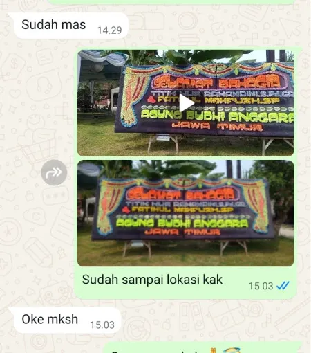 Pengiriman Papan Bunga Cikembulan Sidamulih
