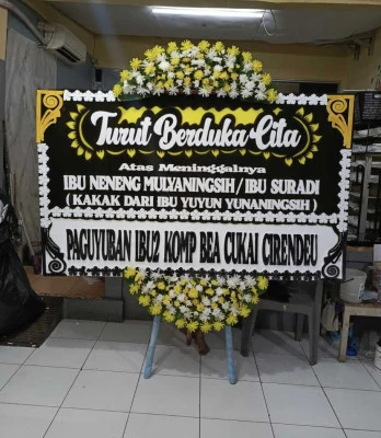 Papan Bunga di Cikembulan Sidamulih